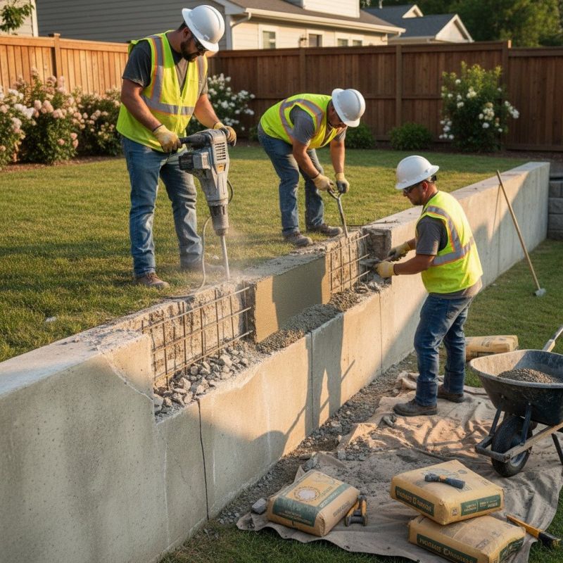 Local Concrete Repair pros at work