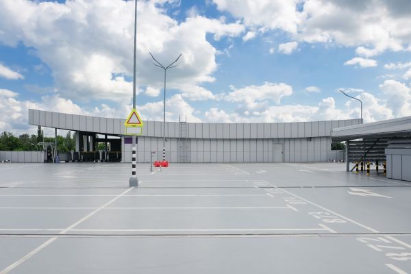 Concrete Parking Lot Repair in Longmont