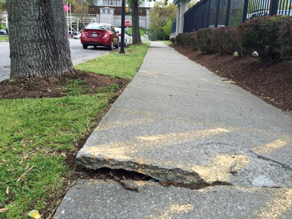 Cement Sidewalk Repair in Longmont