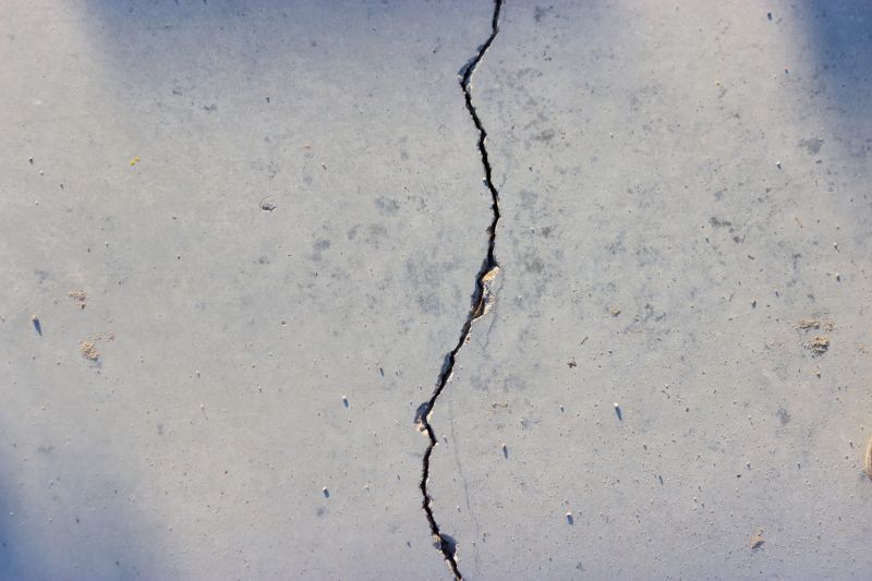 Cracked Concrete Before Repair